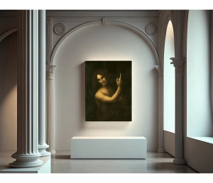 Leonardo da Vinci - Svätý Ján Krstiteľ - Saint John the Baptist - reprodukcia