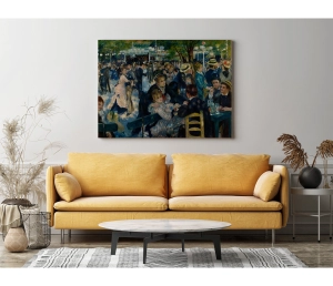 Pierre Auguste Renoir - Tanec v Moulin de la Galette - Bal du moulin de la Galette - reprodukcia