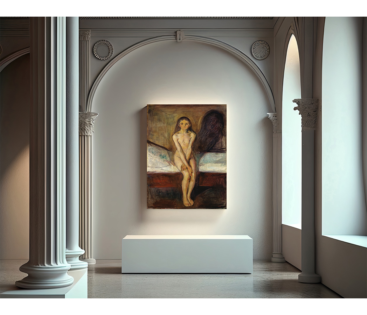 Edvard Munch - Puberta - Puberty - reprodukce