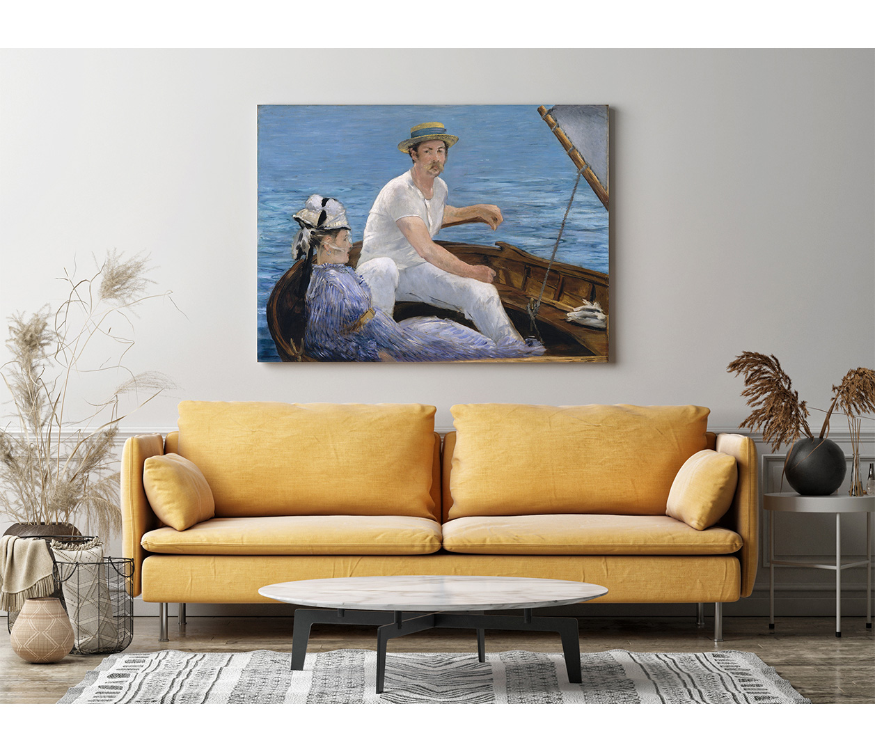 Édouard Manet - Plavba lodí - Boating - reprodukce