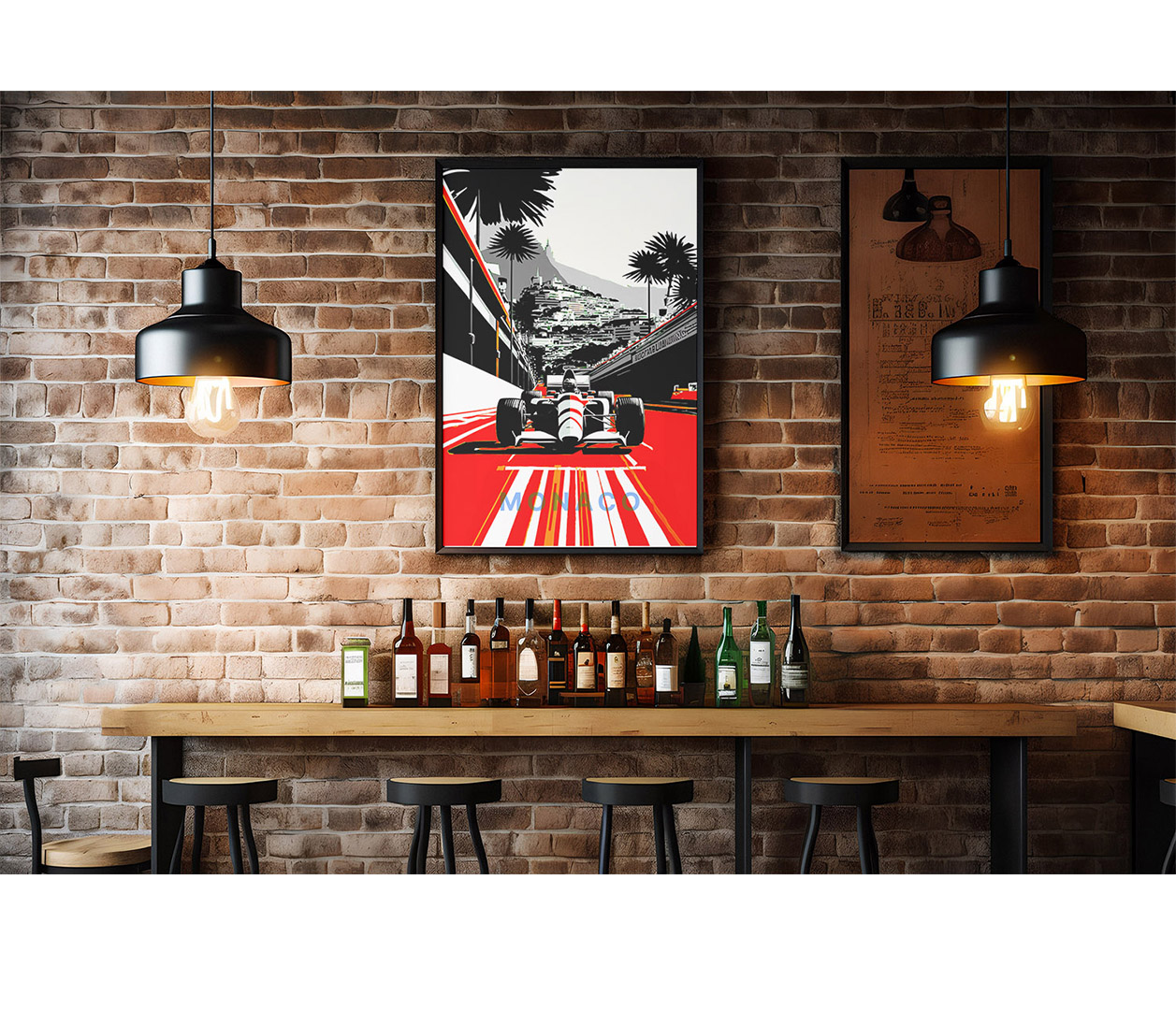 Formule 1 - Monaco Grand Prix - retroposter