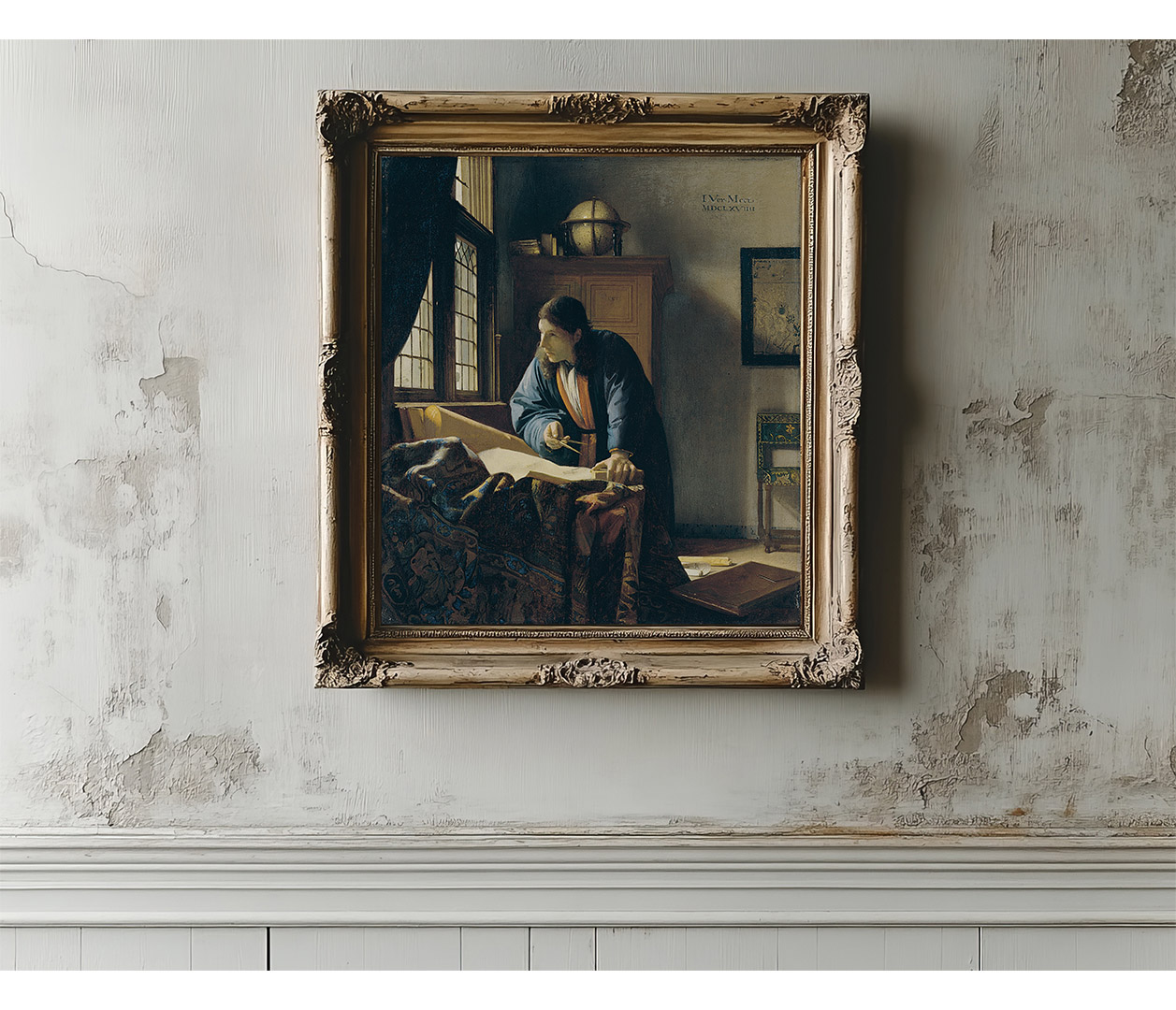Jan Vermeer - Geograf - The Geographer - reprodukce