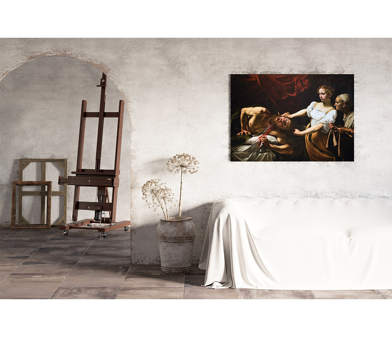Caravaggio - Judita a Holofernes - Judith Beheading Holofernes - reprodukce