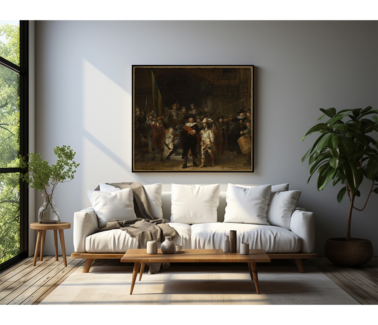 Rembrandt van Rijn - Noční hlídka - The Night Watch - reprodukce