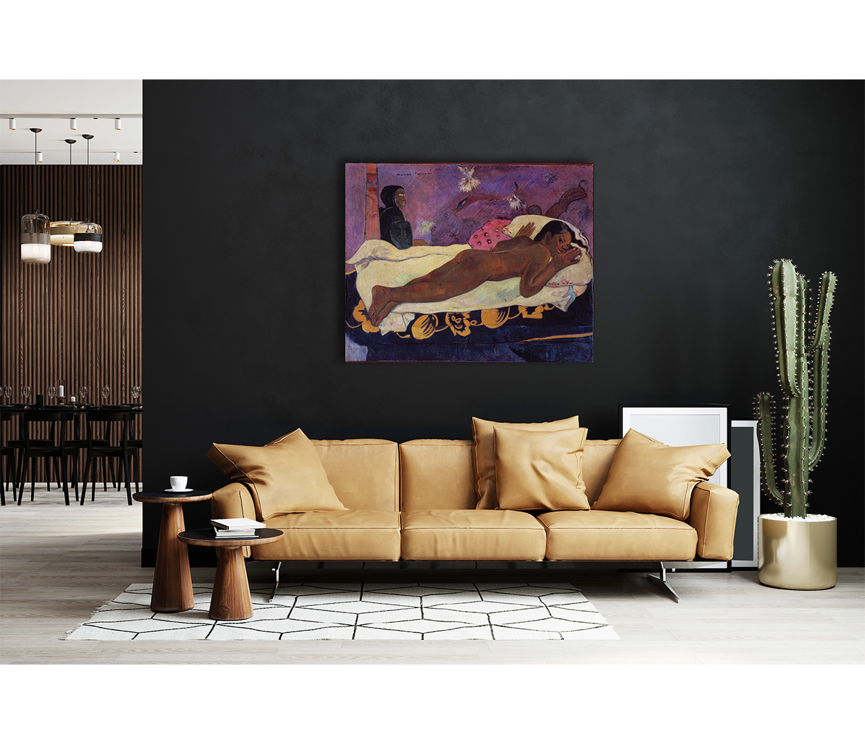 Paul Gauguin - Duch smrti (Manao tupapau) - Spirit of the Dead Watching - reprodukce