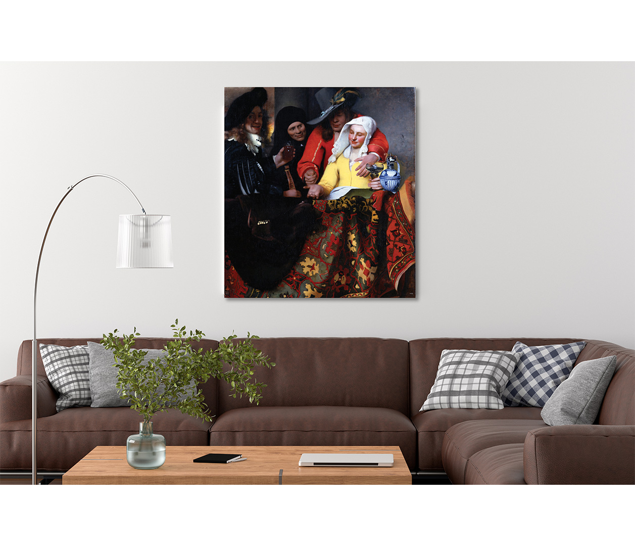 Jan Vermeer - Dohazovač - The Procuress - reprodukce