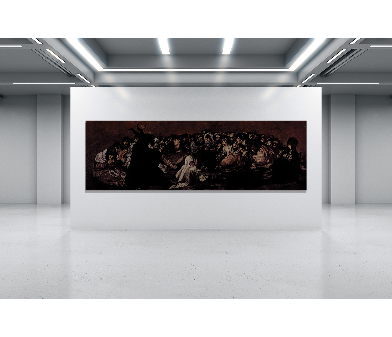 Francisco Goya - Čarodějnický sabat - Witches' Sabbath (The Great He-Goat) - reprodukce