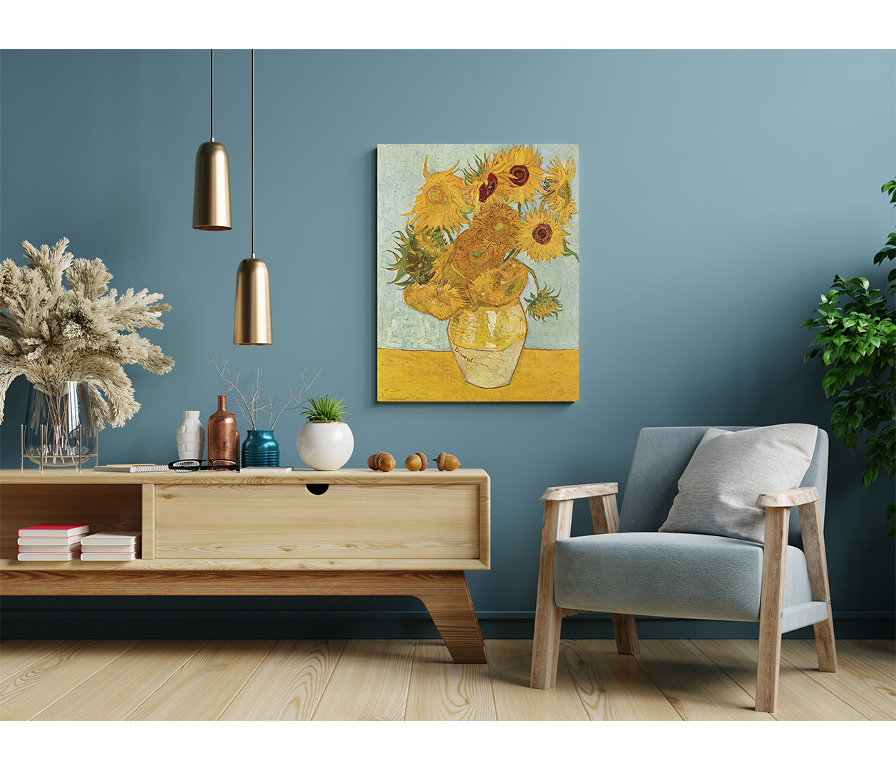 Vincent van Gogh - Slunečnice - Sunflowers - reprodukce