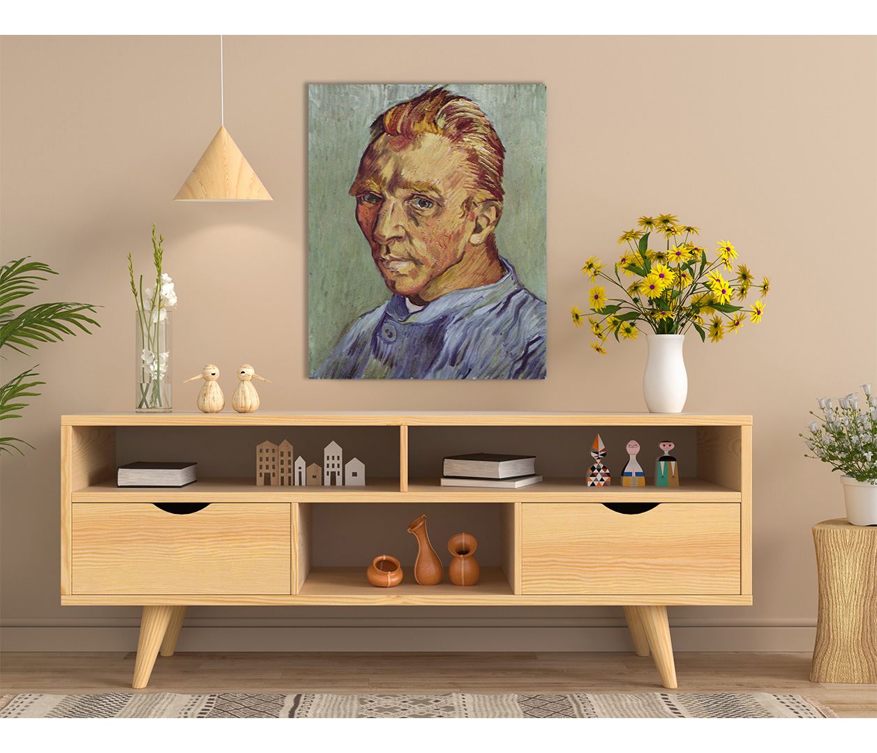 Vincent van Gogh - Autoportrét (Autoportrét bez vousů) - Self-portrait without beard - reprodukce