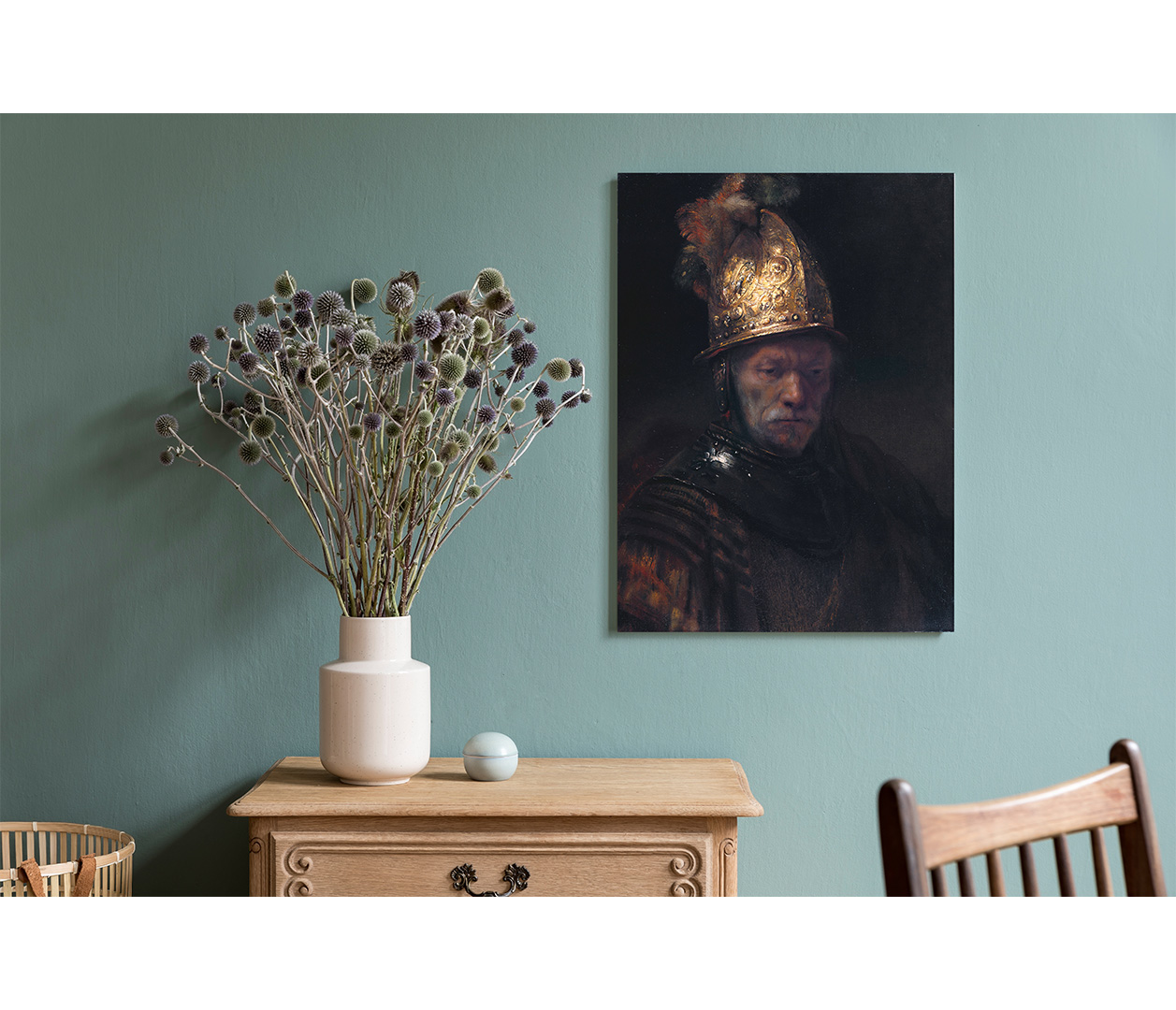 Rembrandt van Rijn - Muž se zlatou helmou - The Man with the Golden Helmet - reprodukce