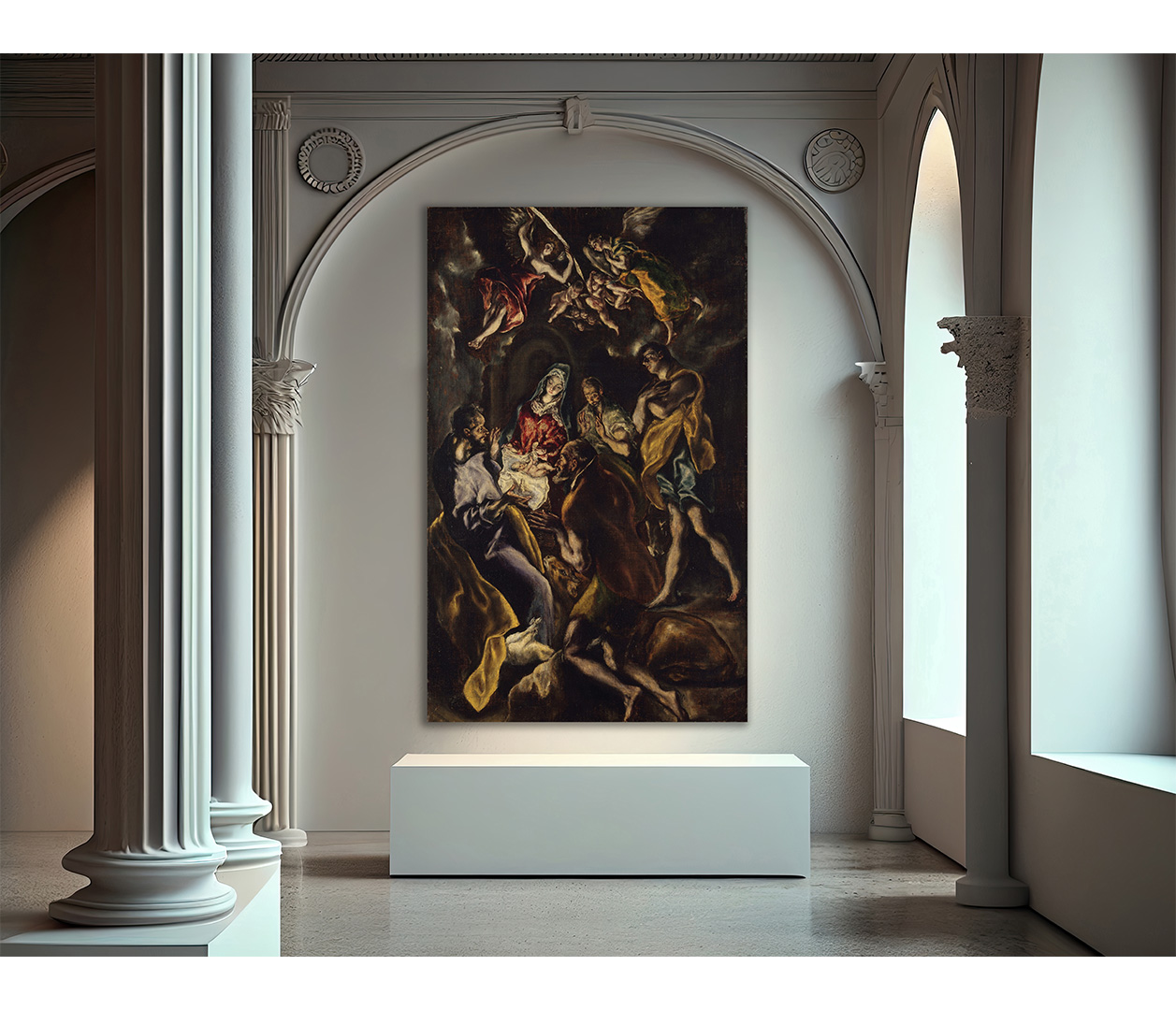 El Greco - Klanění pastýřů - The Adoration of the Shepherds - reprodukce