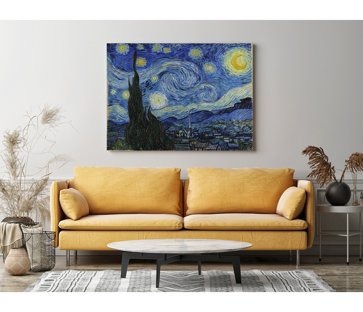 Vincent van Gogh - Hvězdná noc - Starry night - reprodukce