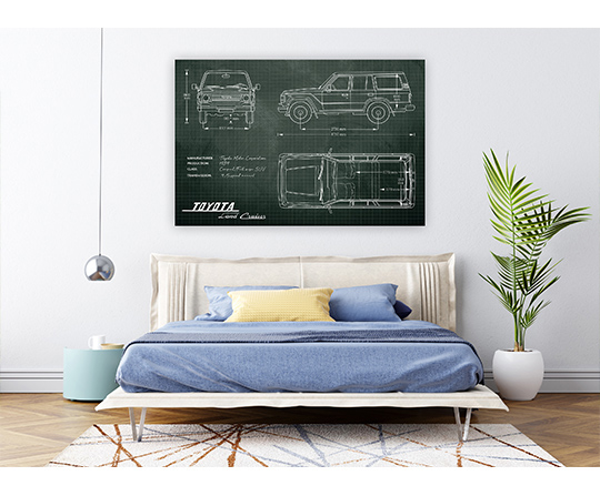 Toyota Land Cruiser 1984 - blueprint